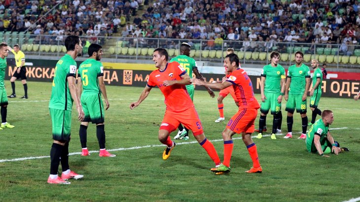 ЦСКА трижды поразил ворота «Анжи»