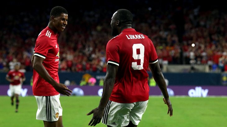 Маркус Рэшфорд и Ромелу Лукаку