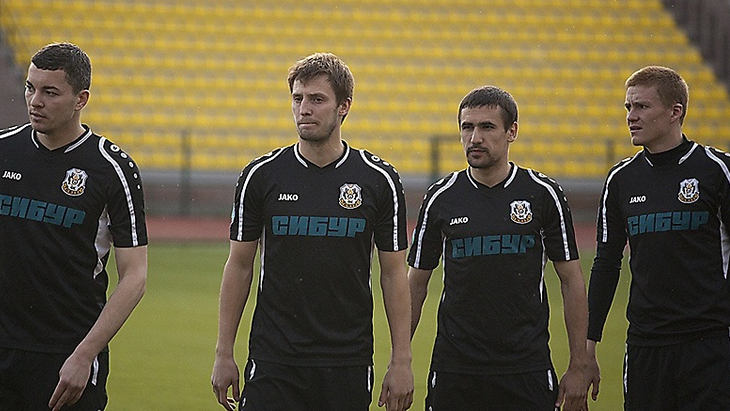 Футболисты «Тюмени»