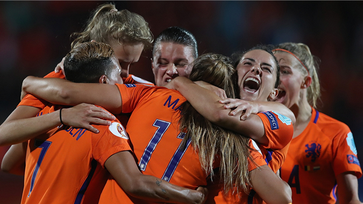 Футболистки сборной Нидерландов