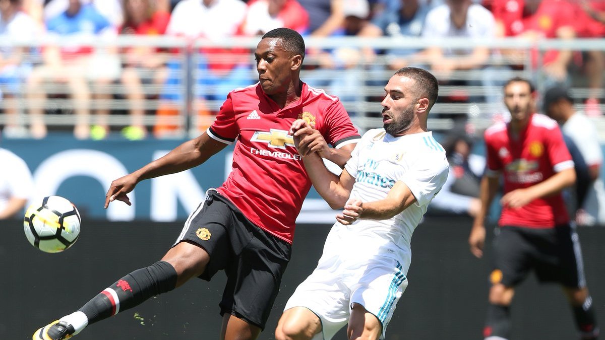 Антони Марсьяль (слева) и Дани Карвахаль