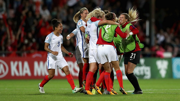 Футболистки сборной Англии