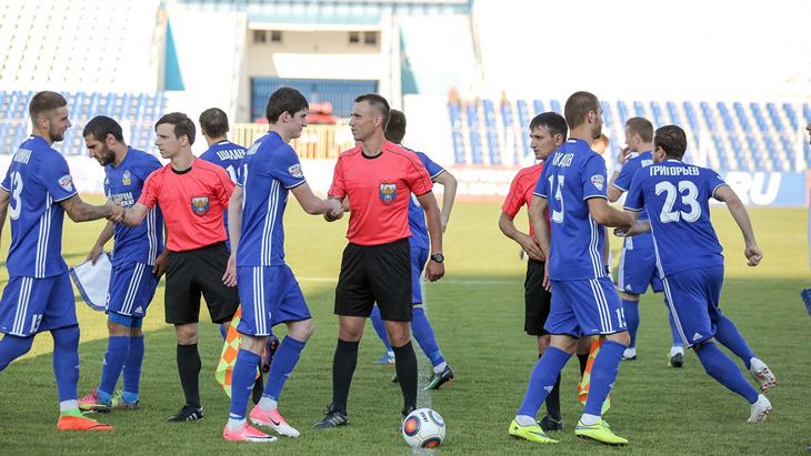 Футболисты «Волгаря»