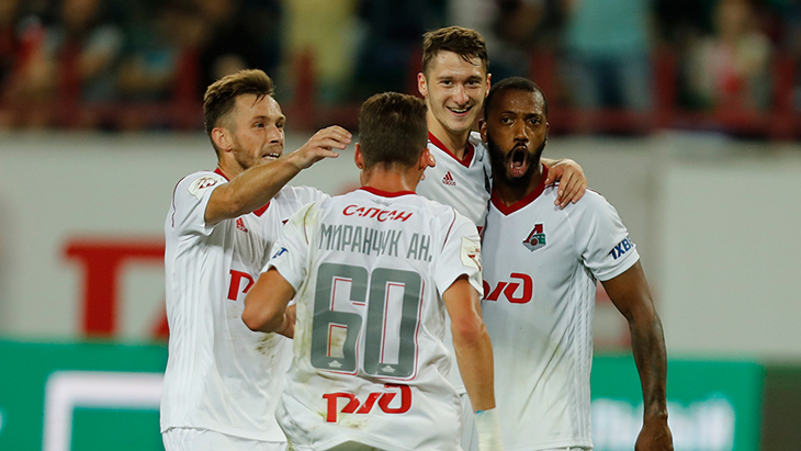 Футболисты «Локомотива»