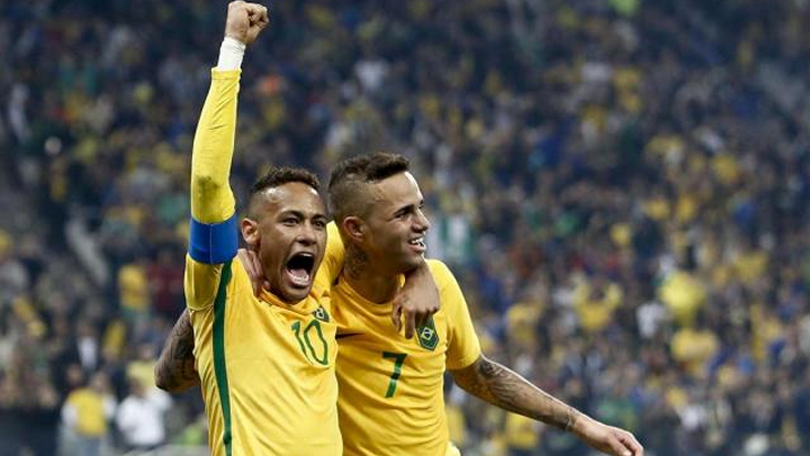 Неймар и Луан Виейра