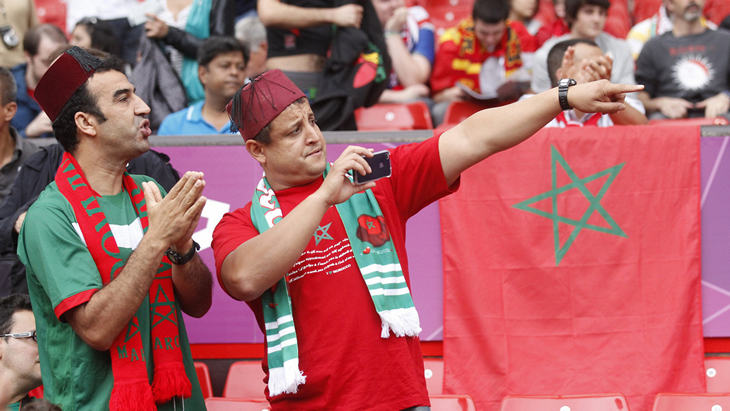Болельщики сборной Марокко