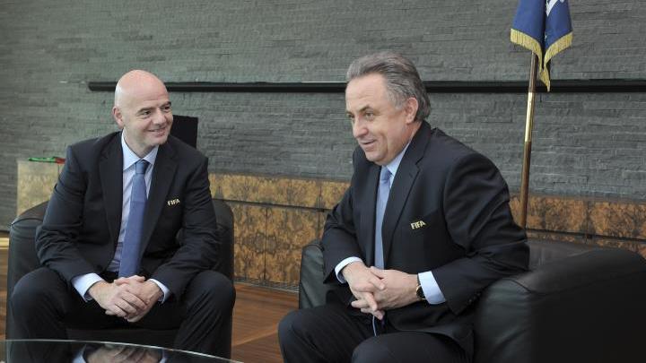 Джанни Инфантино и Виталий Мутко