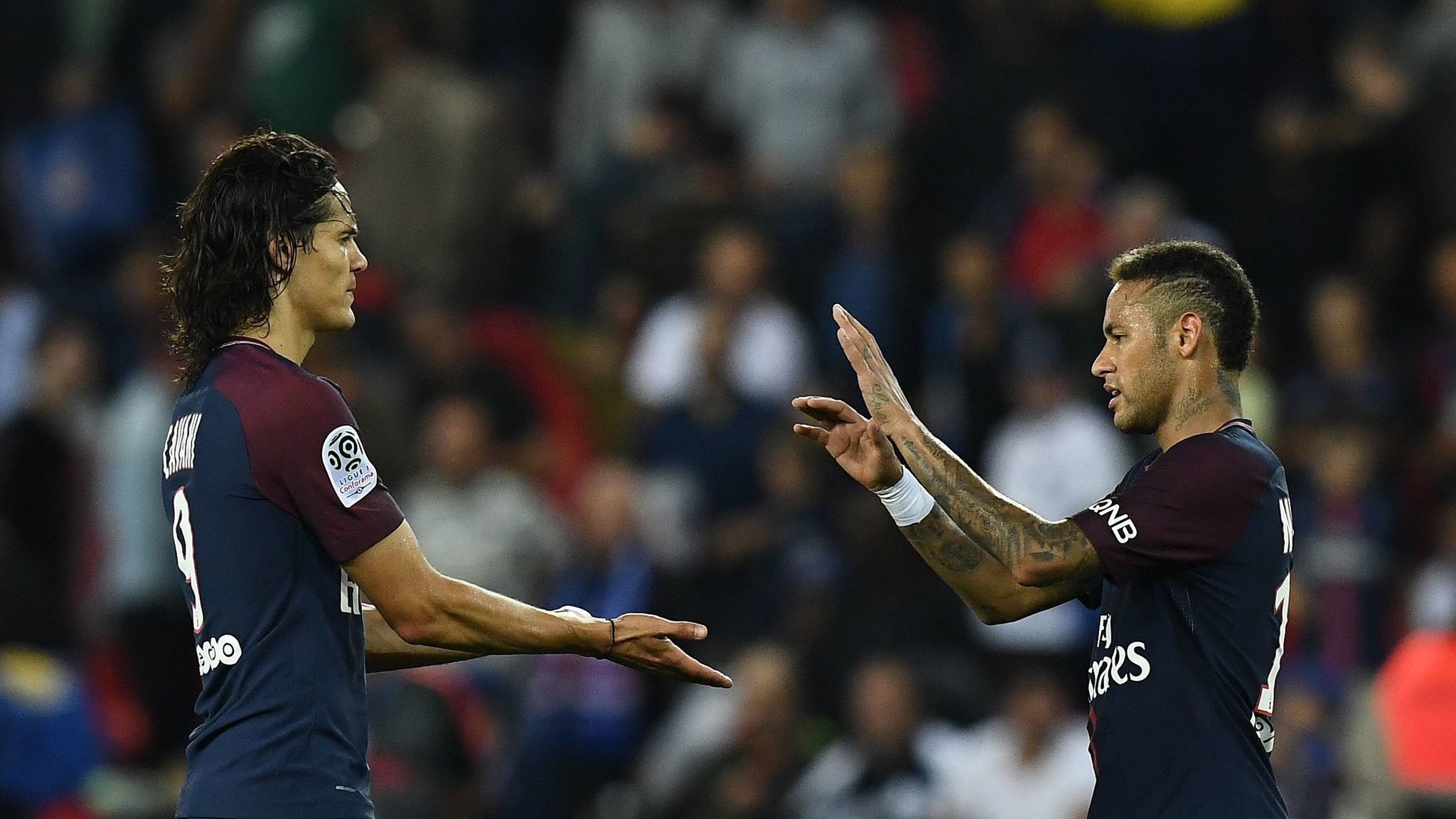 Эдинсон Кавани и Неймар