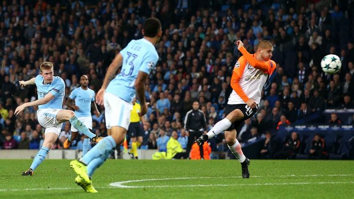 Кевин де Брейне распечатал ворота «Шахтера» только во 2-м тайме