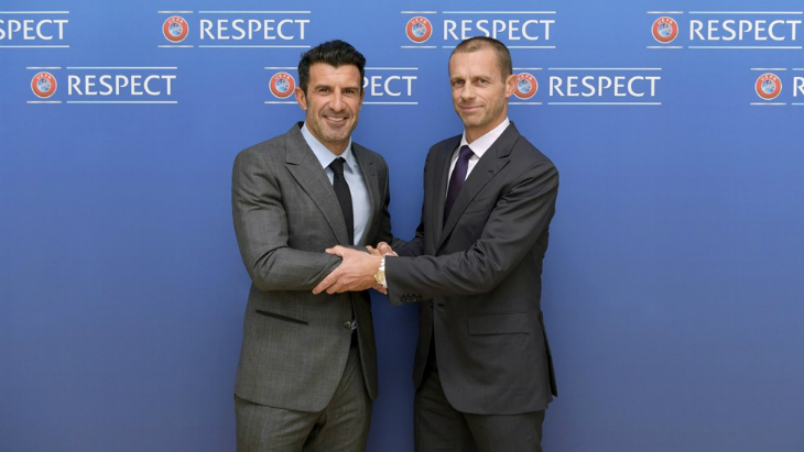 Луиш Фигу и Александер Чеферин