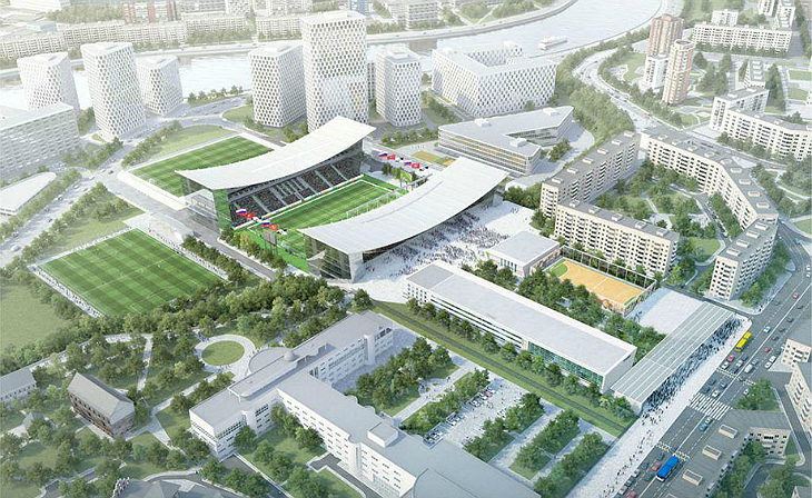 Реконструкция района вокруг стадиона «Торпедо»