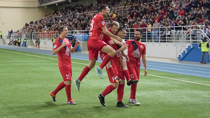 Футболисты «Енисея»