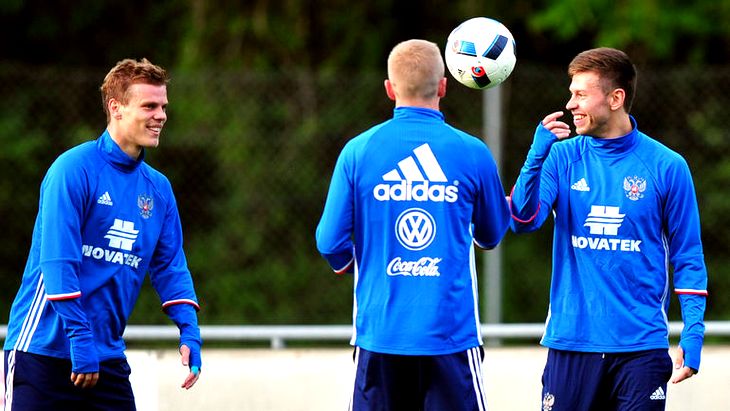 Александр Кокорин и Федор Смолов