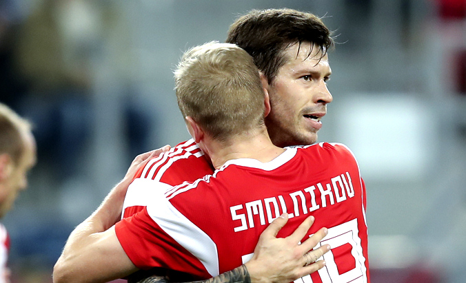 Федор Смолов и Игорь Смольников