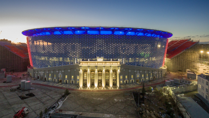 Строительство «Екатеринбург Арены»