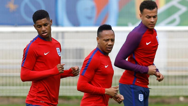 Футболисты сборной Англии