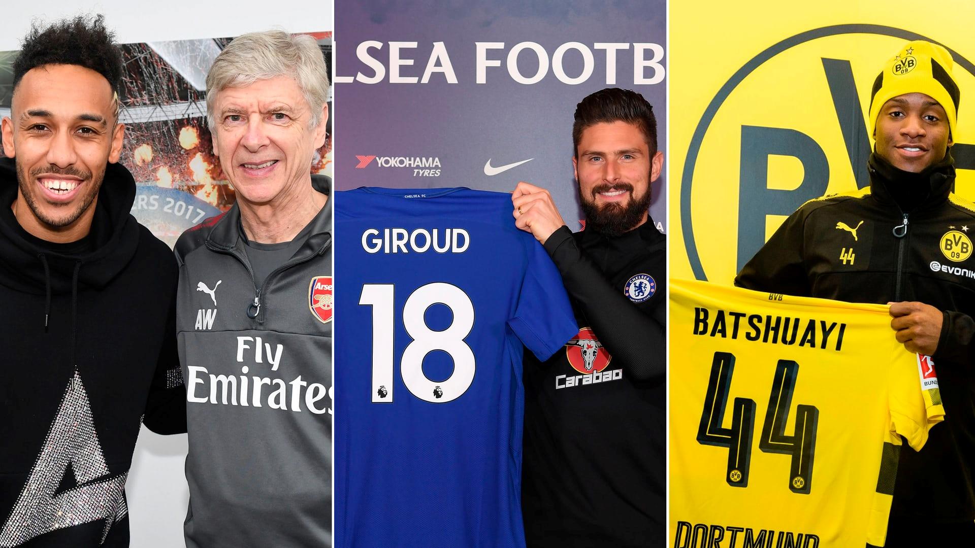 Пьер-Эмерик Обамеянг, Оливье Жиру, Миши Батшуайи