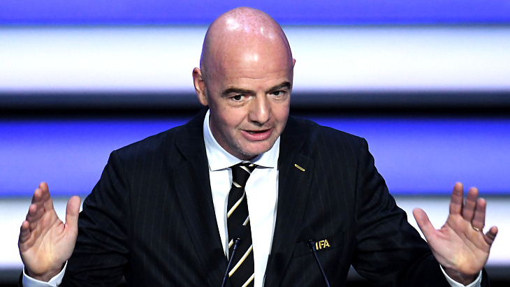 Президент ФИФА Джанни Инфантино