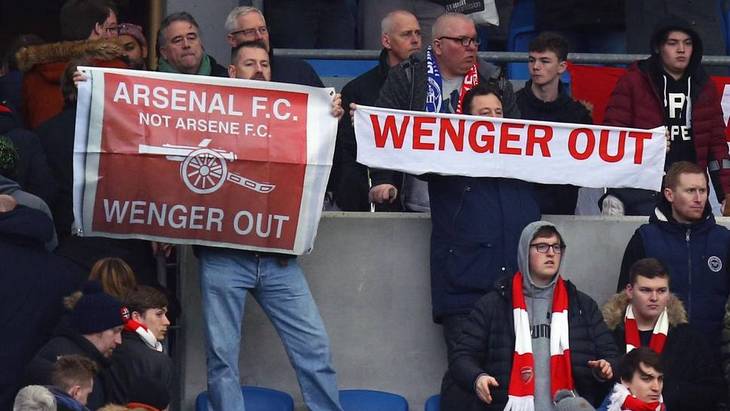Болельщики «Арсенала» теряют остатки веры в Венгера