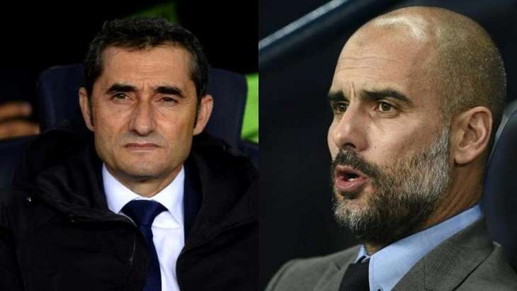Гвардиола (справа) и Вальверде создали сбалансированные команды