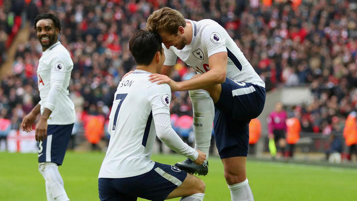 Сон Хын Мин и Гарри Кейн