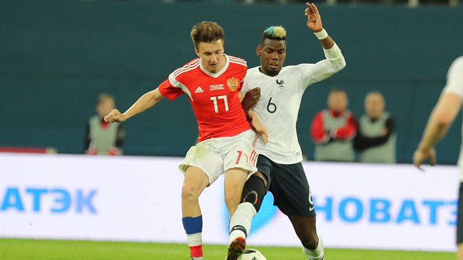 Поль Погба и Александр Головин