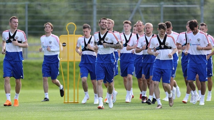 Сборная России находится на сборах