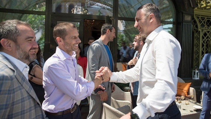 Чеферин остался доволен сотрудничеством с Киевом