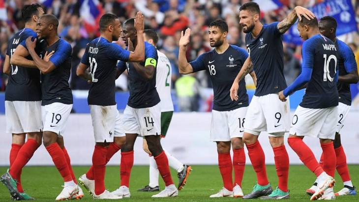 Футболисты сборной Франции