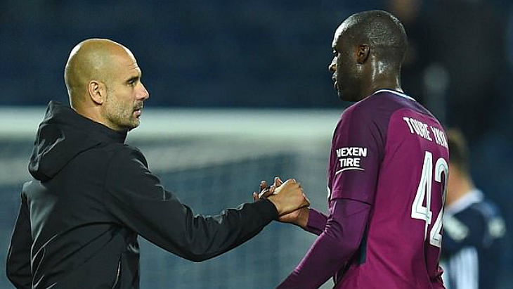 Пеп Гвардиола и Яя Туре