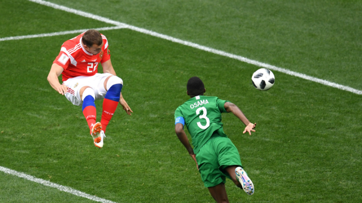 Дзюбе хватило минуты, чтобы забить