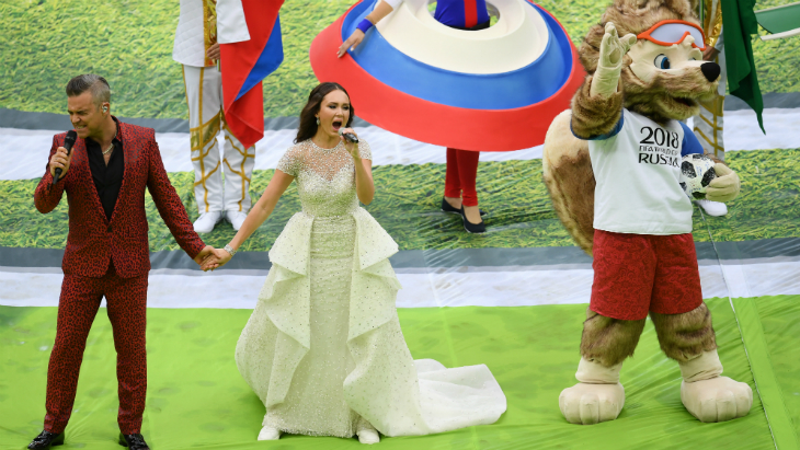 Робби Уильямс, Аида Гарифуллина и Забивака