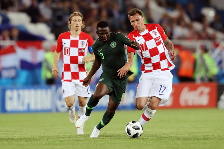 Огенекаро Этебо и Марио Манджукич