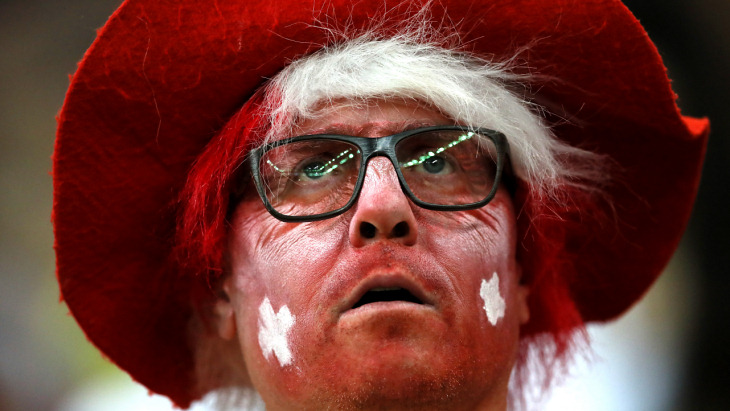 Болельщик сборной Швейцарии