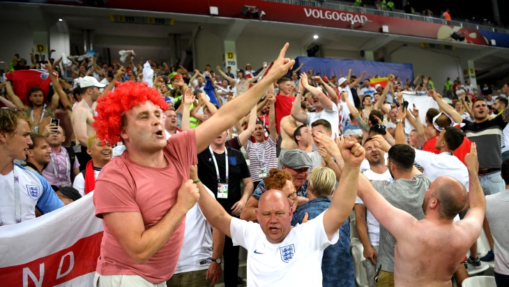 Фанаты сборной Англии в Волгограде