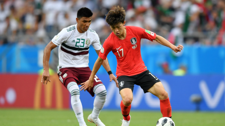 Корейцы в первом тайме быглядели агрессивно