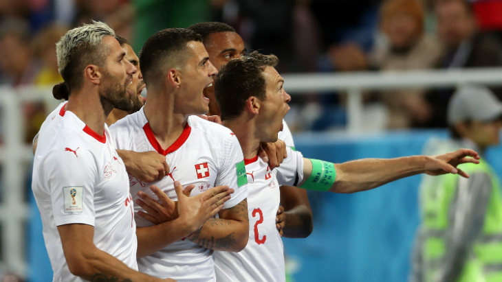 Празднования голов с арбанскими «орлами» вышли у Джаки и Шакири провокационными