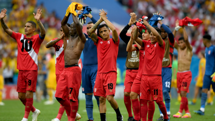 Усталые, но довольные перуанцы