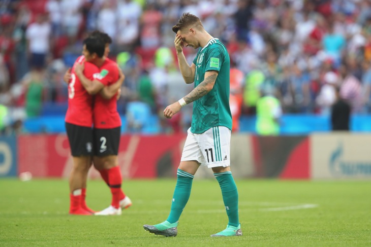 Германия впервые в истории не преодолела первый групповой этап ЧМ