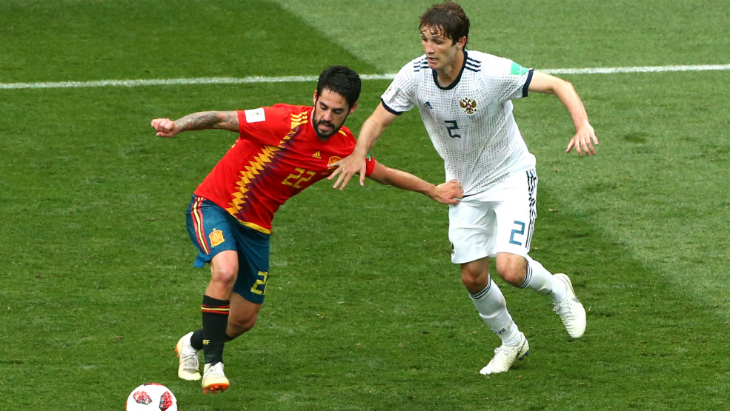 Фернандес царил на поле