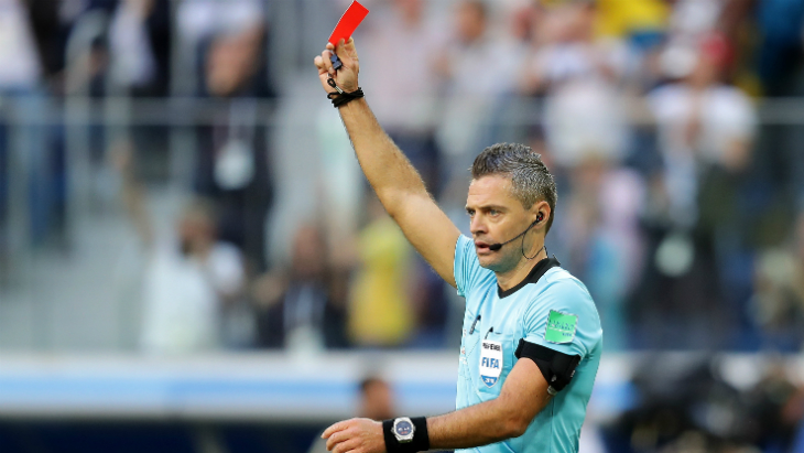 Матч не обошелся без удаления