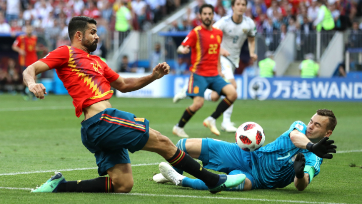 Испанцы не забили Акинфееву