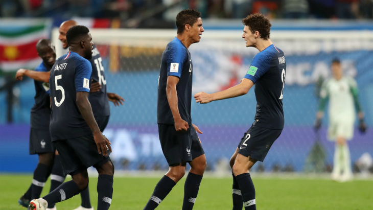 Защитники Франции отработали на пятерку