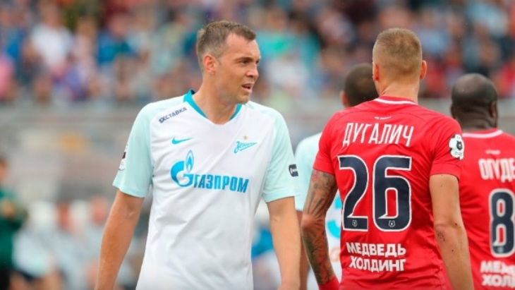 Дзюба отметил возвращение голом