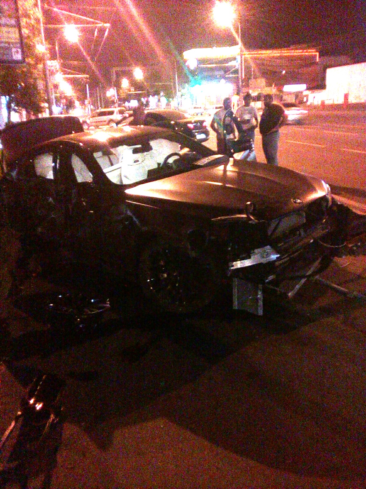 BMW Федора Смолова после аварии