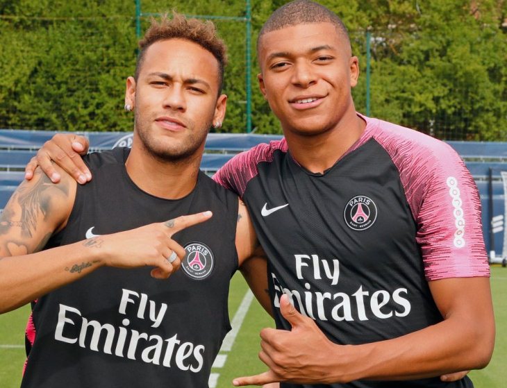 Неймар и Мбаппе