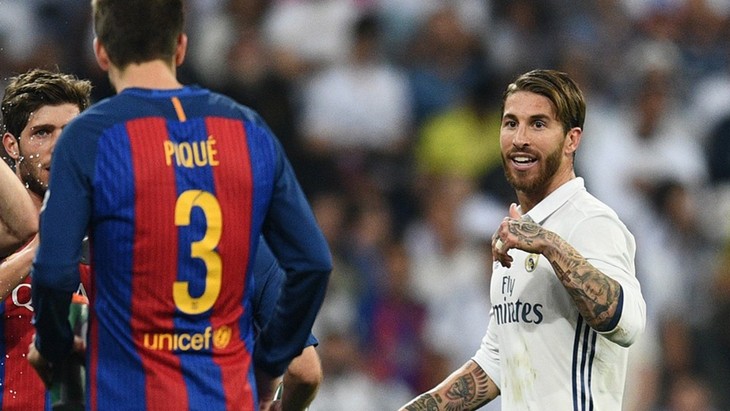 Жерар Пике и Серхио Рамос