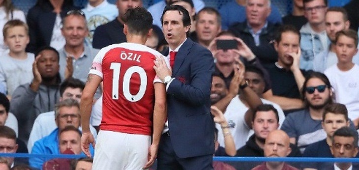Унаи Эмери и Месут Озил