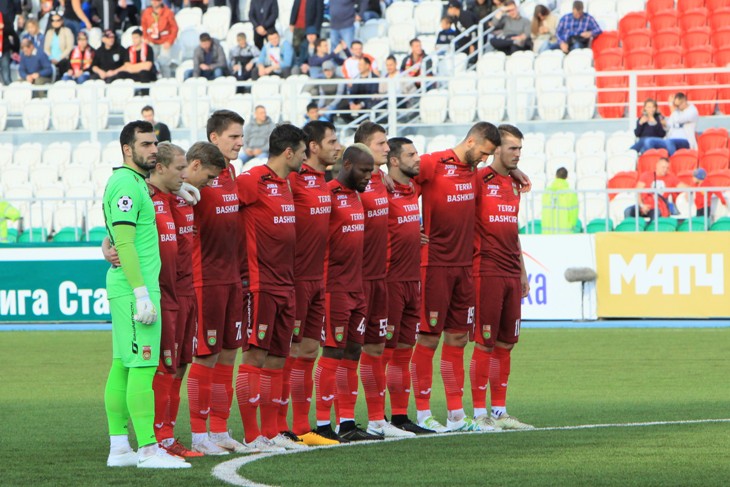 «Уфа» провела первый тайм с позиции силы