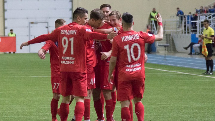 Футболисты «Енисея»